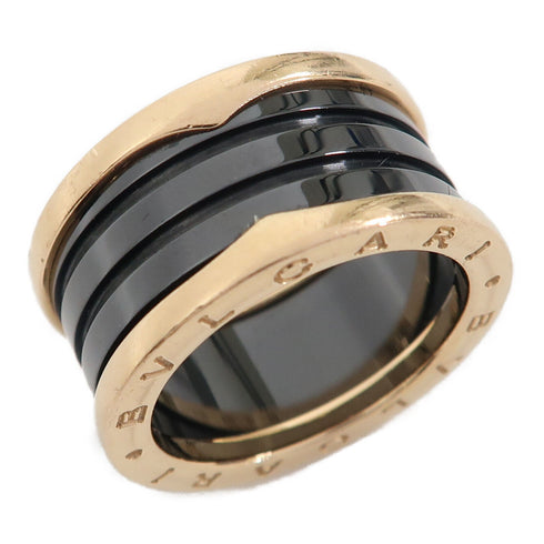 BVLGARI B-zero 1 Ring 18K Rose Gold/Ceramic Black BVLGARI#59/US#8.5