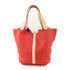 HERMES PHW Picotin 22 MM Hand Bag Clemence Leather Rouge tomate