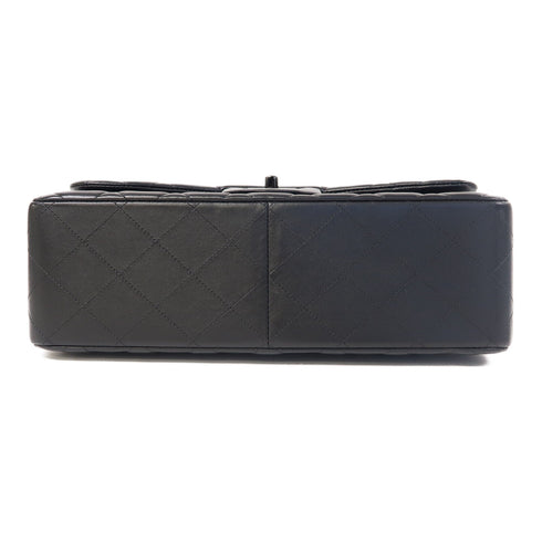 CHANEL Quilted CC Large Classic Chain Shoulder Bag A58600 Lambskin Leather Black
