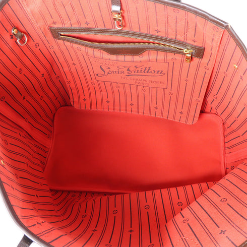 LOUIS VUITTON LV GHW Neverfull GM Shoulder Bag N51106 Damier Ebene Brown