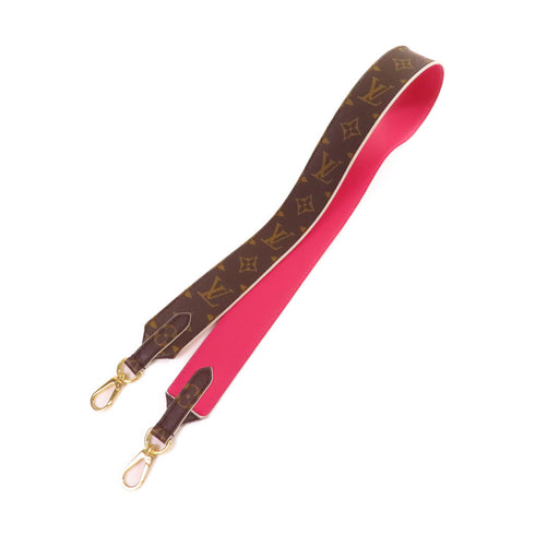 LOUIS VUITTON LV GHW Bandouliere Shoulder Strap J02287 Monogram Brown Pink