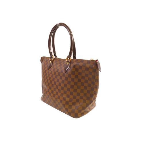 LOUIS VUITTON LV GHW Saleya PM Handbag Shoulder Bag N51183 Damier Ebene Brown
