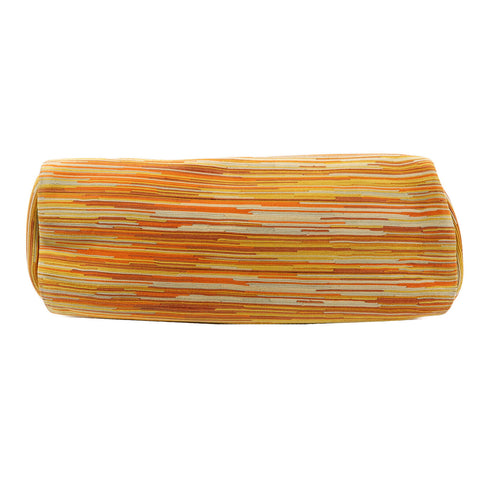 HERMES GHW Herbag 2 Way Bag Vibrato Leather Orange/Brown