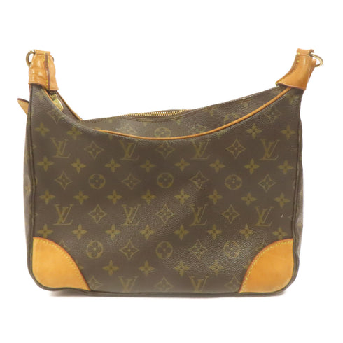 LOUIS VUITTON LV GHW Boulogne PM Shoulder Bag M51265 Monogram Brown