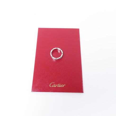 CARTIER Diamond Ring 18K White Gold Cartier#56 US#7.5