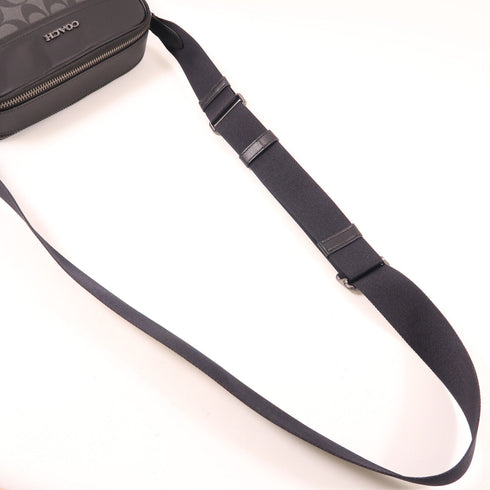 COACH Graham Crossbody Bag Shoulder Bag J2323-C4149 Coated Canvas Leather Black