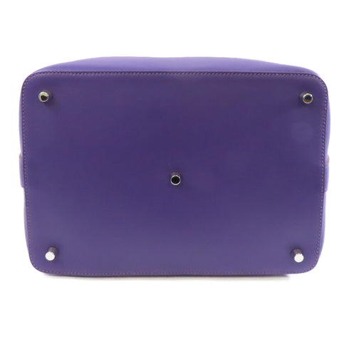 HERMES PHW Toolbox 26 2way Shoulder Bag Veau Swift Leather Iris Purple
