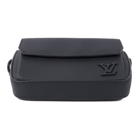 LOUIS VUITTON LV Pilot Wearable Wallet Shoulder Bag M83563 Calfskin Black