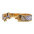 HERMES Clic H Bangle Metal Gold/Muticolor