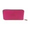 HERMES PHW Azap Silk'In Zipper Long Wallet Epsom Leather L3 Rose Pourpre
