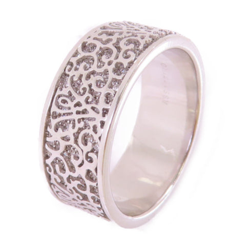 Fine Jewelry 1.089ct Diamond Web of Desire Ring US#11.5 18K White Gold