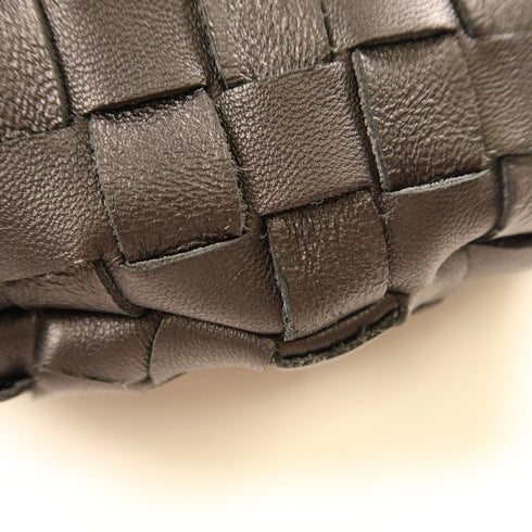 BOTTEGA VENETA BV GHW Handbag Lambskin Leather Black