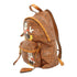 MOSCHINO GHW Betty Collection Backpack Rucksack Calfskin Leather Brown