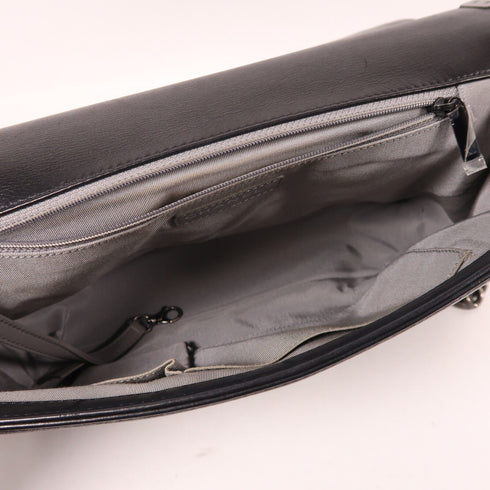 CHANEL CC Boy 30 Chain Shoulder Bag Lambskin Leather Black