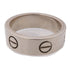 CARTIER Love Ring 18K White Gold Silver #51 US#5.5