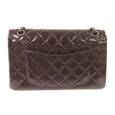 CHANEL Quilted SHW CC 2.55 Chain Shoulder Bag Patent Leather #14207643 Purple