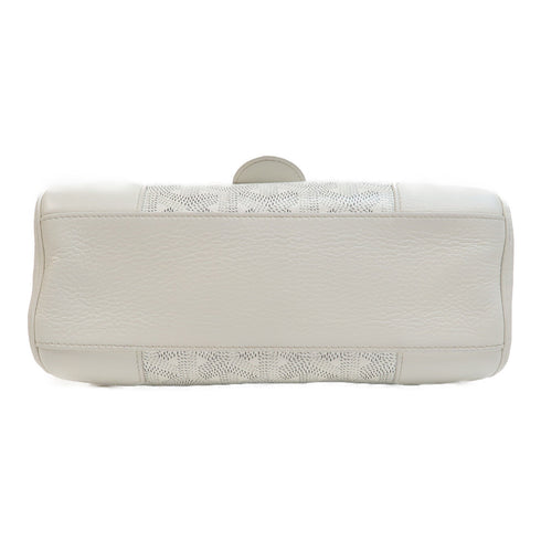 GOYARD SHW Saigon 2 Way Bag Coated Canvas/Leather White