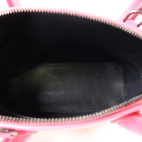 BALENCIAGA SHW Ville 2 Way Shoulder Bag Handbag 550646 Calfskin Leather Pink