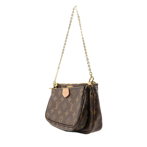 LOUIS VUITTON LV GHW Multipli-Cite 2 Way Bag M44840 Monogram Brown