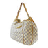 LOUIS VUITTON LV GHW Galliera PM Shoulder Bag N55215 Damier Azur White v1