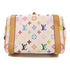 LOUIS VUITTON LV GHW Priscilla Handbag M40096 Monogram Multicolore White
