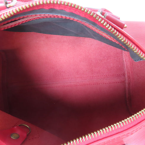 LOUIS VUITTON LV GHW Speedy 25 Handbag M43017 EPI Red