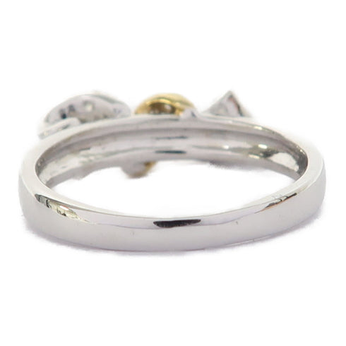 Fine Jewelry Diamond Ring 3.5g 18K White Gold US#6.25