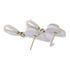 CHANEL CC Earrings PVC/Metal White