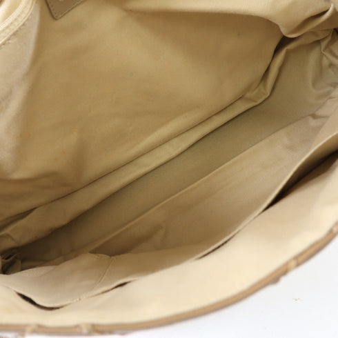 CHANEL Quilted CC SHW Chain Shoulder Bag Calfskin Leather Brown v2