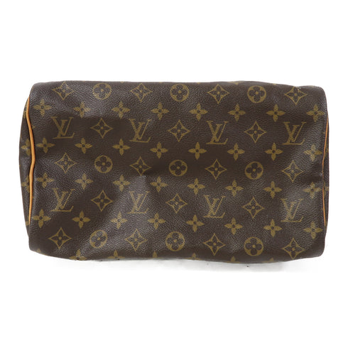 LOUIS VUITTON LV GHW Speedy 30 Hand Bag M41526 Monogram Brown v2