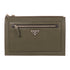PRADA SHW Clutch Bag Pouch 2NH009 Saffiano Leather Green