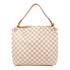 LOUIS VUITTON LV GHW Sac Gracefui PM Shoulder Damier Azur N42249 White