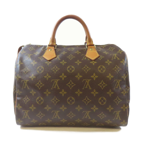 LOUIS VUITTON LV GHW Speedy 30 Handbag Boston Bag M41108 Monogram Brown v1