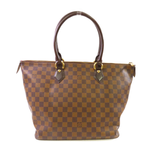 LOUIS VUITTON LV GHW Saleya PM Shoulder Bag N51182 Damier Ebene Brown