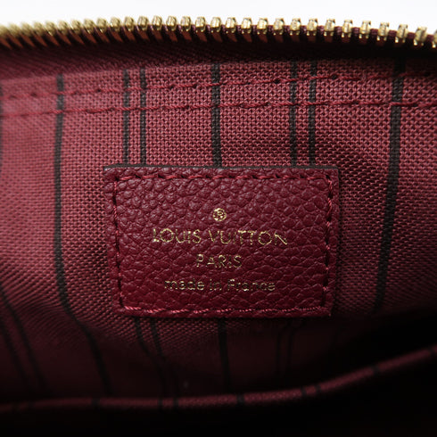 LOUIS VUITTON LV GHW Speedy 25 2 Way Shoulder Bag M40762 Monogram Empreinte Red