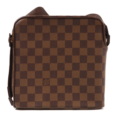 LOUIS VUITTON LV GHW Olav Shoulder Bag N41442 Damier Ebene Brown