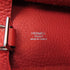 HERMES PHW Picotin MM Tote Bag Handbag Taurillon Clemence Leather Red