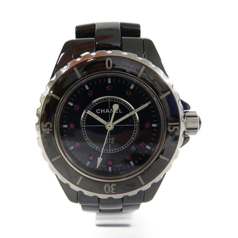 CHANEL CC J12 33mm Quartz Watch H1634 Ceramic Black