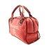 CHANEL CC SHW Deauville Bowling Tote Bag 2Way Shoulder Hand Bag Canvas Red