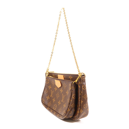 LOUIS VUITTON LV GHW Multi Pochette Accessoires 2 Way Bag M44840 Monogram Brown