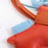 HERMES Rodeo PM Charm Veau Swift Leather Orange/Blue