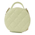 CHANEL CC GHW Mini Round Vanity 2 Way Shoulder Bag Green AP2502