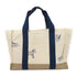 HERMES PHW Adada Tote Bag Canvas White