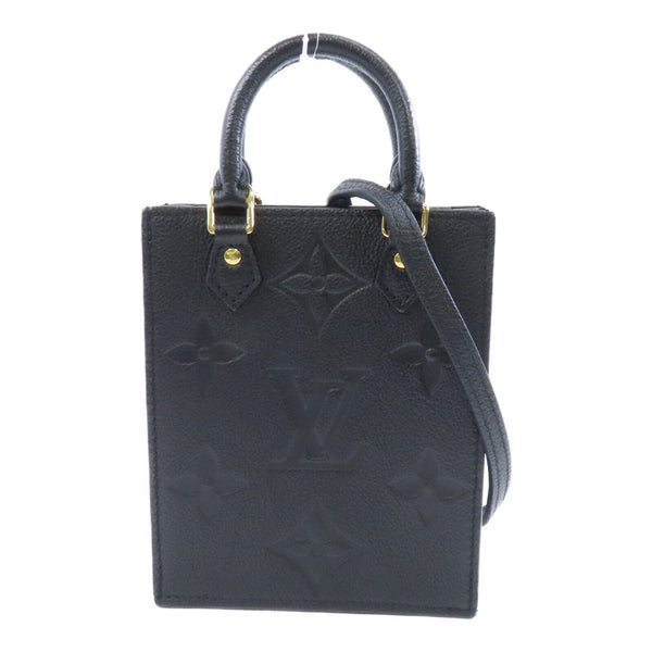 LOUIS VUITTON LV GHW Petit Sac Plat 2way Shoulder Bag M80478 Monogram Empreinte
