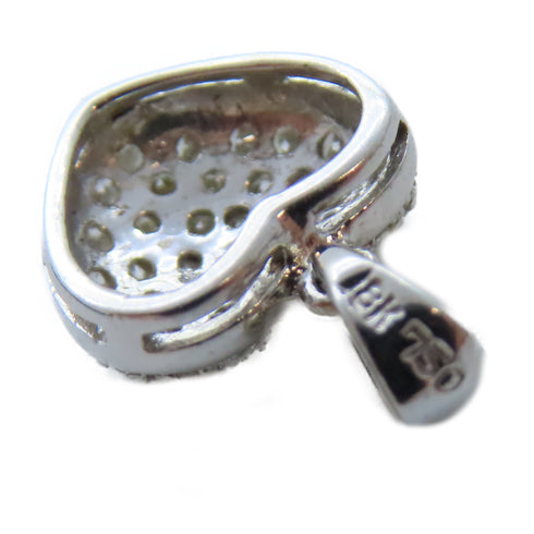 JEWELRY Diamond 1.4g Pendant Top 18K White Gold Silver