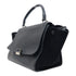 CELINE SHW Trapeze 2 Way Shoulder Bag Handbag Calfskin Leather Black