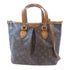 LOUIS VUITTON LV GHW Palermo 2 Way Shoulder Bag M40145 Monogram Brown