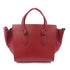 CELINE GHW Tie Bag Handbag Calfskin Leather Red