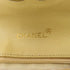 CHANEL Quilted CC GHW Vintage Chain Shoulder Bag Calfskin Leather Beige