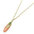 BVLGARI Elysia Peridot Diamond Necklace 18K Yellow Gold
